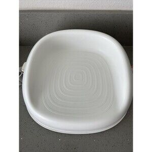 BabyBjörn Booster Seat 069021US White For Toddlers Using Existing Dining Chair